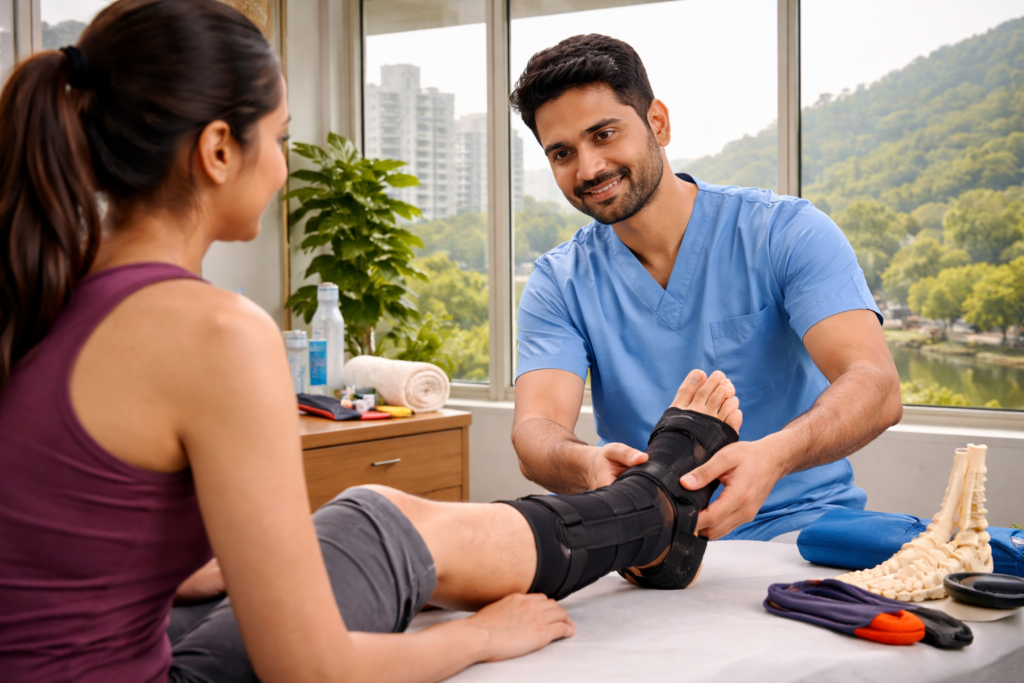 Ankle support and rehabilitation concept for expert ankle care in Sus Pune