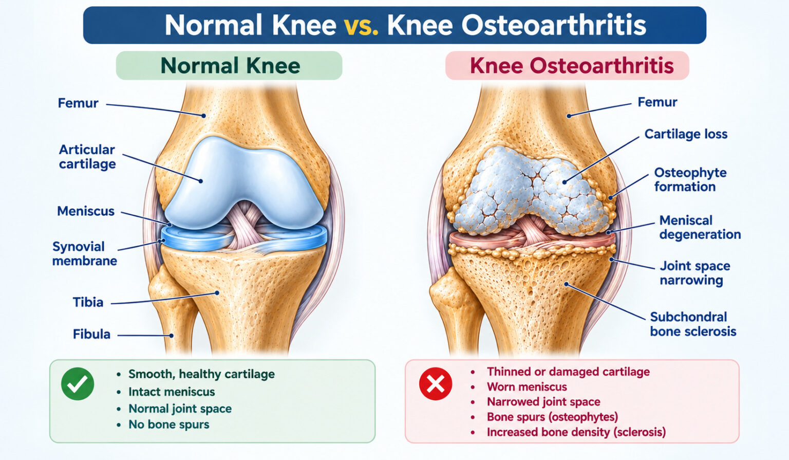 Knee Pain: Causes, Symptoms and Treatment Options